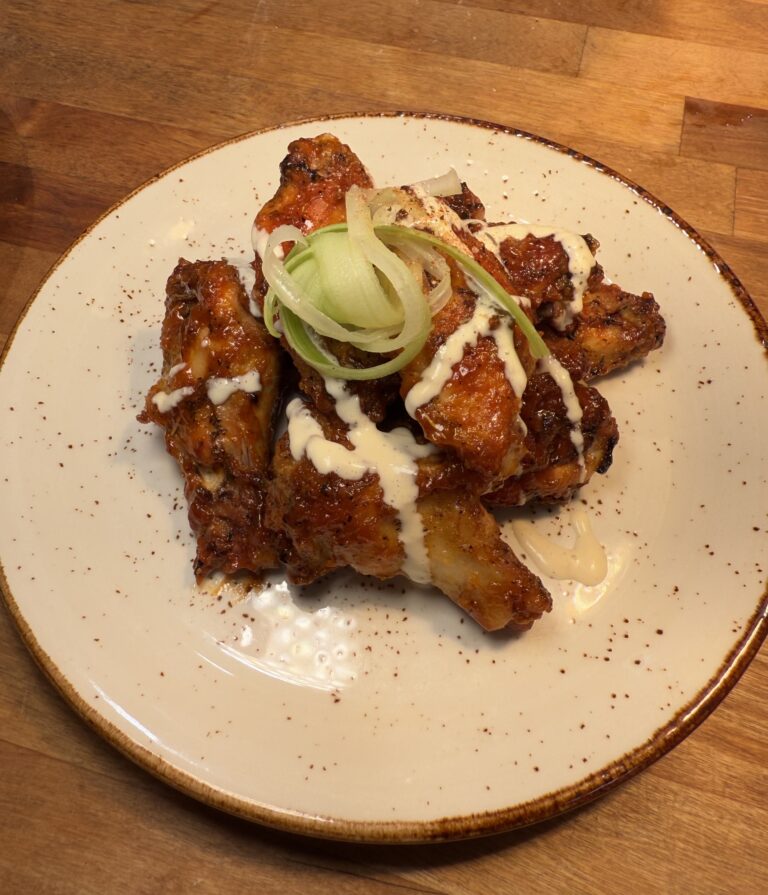 Wood-fired wings